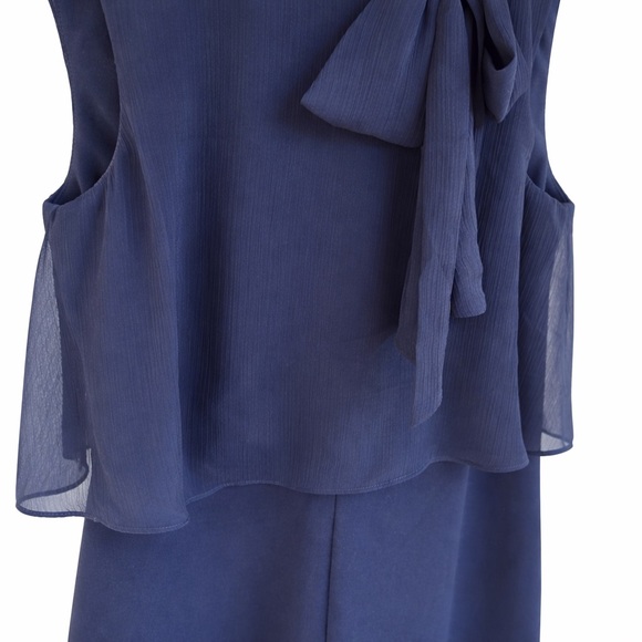 Calvin Klein Dark Blue Sleeveless Jumpsuit - Picture 2 of 3